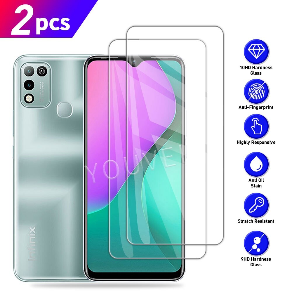 Infinix Hot 10 Play 6.8 ġ X688C X688B ȭ ȭ ȣ ȣ Ŀ ʸ  10 ÷   2Pcs ȭ 